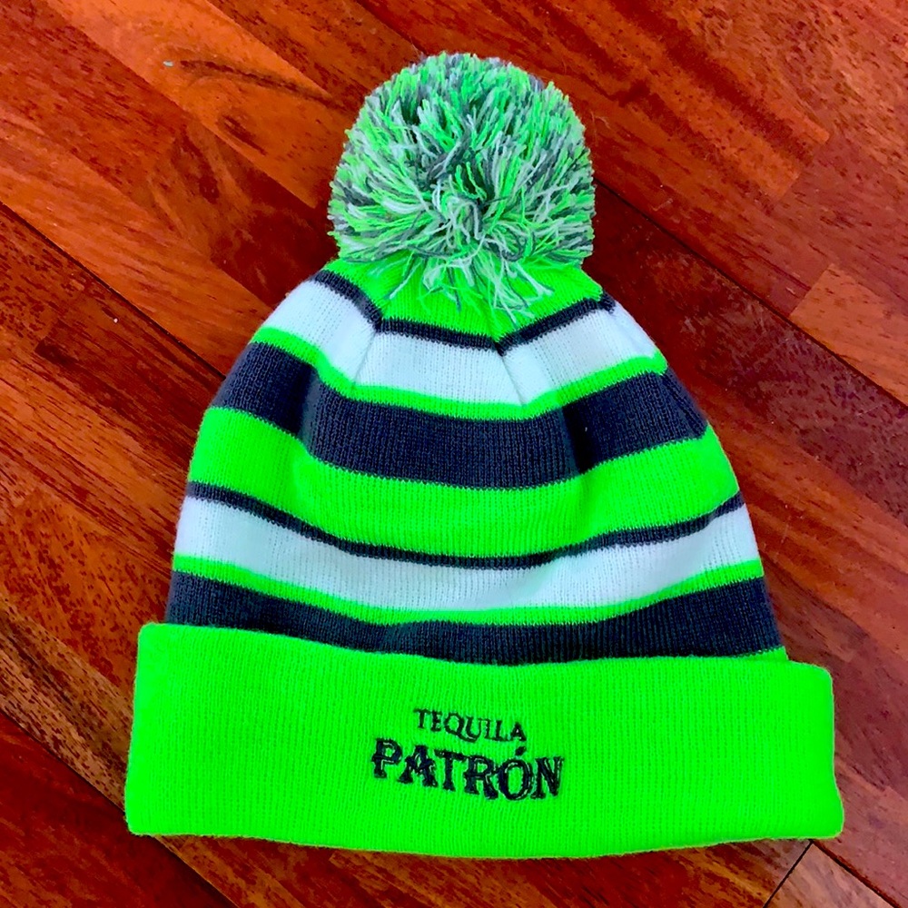 Tequila Patron Pom Pom winter hat